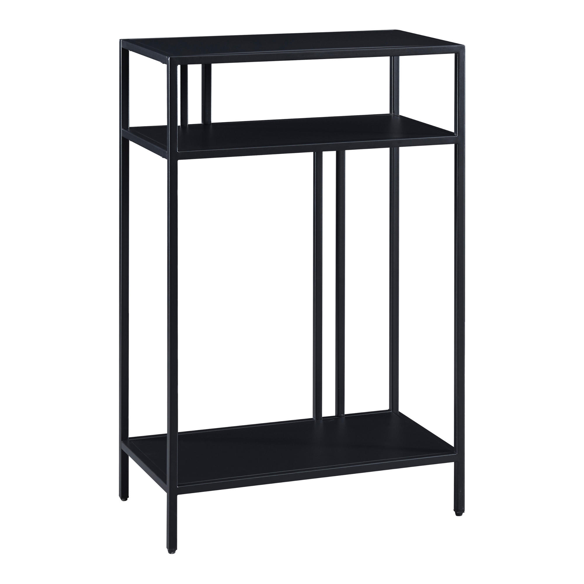 KONSOLENTISCH Kumlinge - Schwarz, Metall (30/55/85cm) - [en.casa]