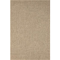 FLACHWEBTEPPICH Geometrisch CORDEV Polypropylen Natur 160 x 230 cm - Beige, Textil (160/230cm) - KADIMA DESIGN