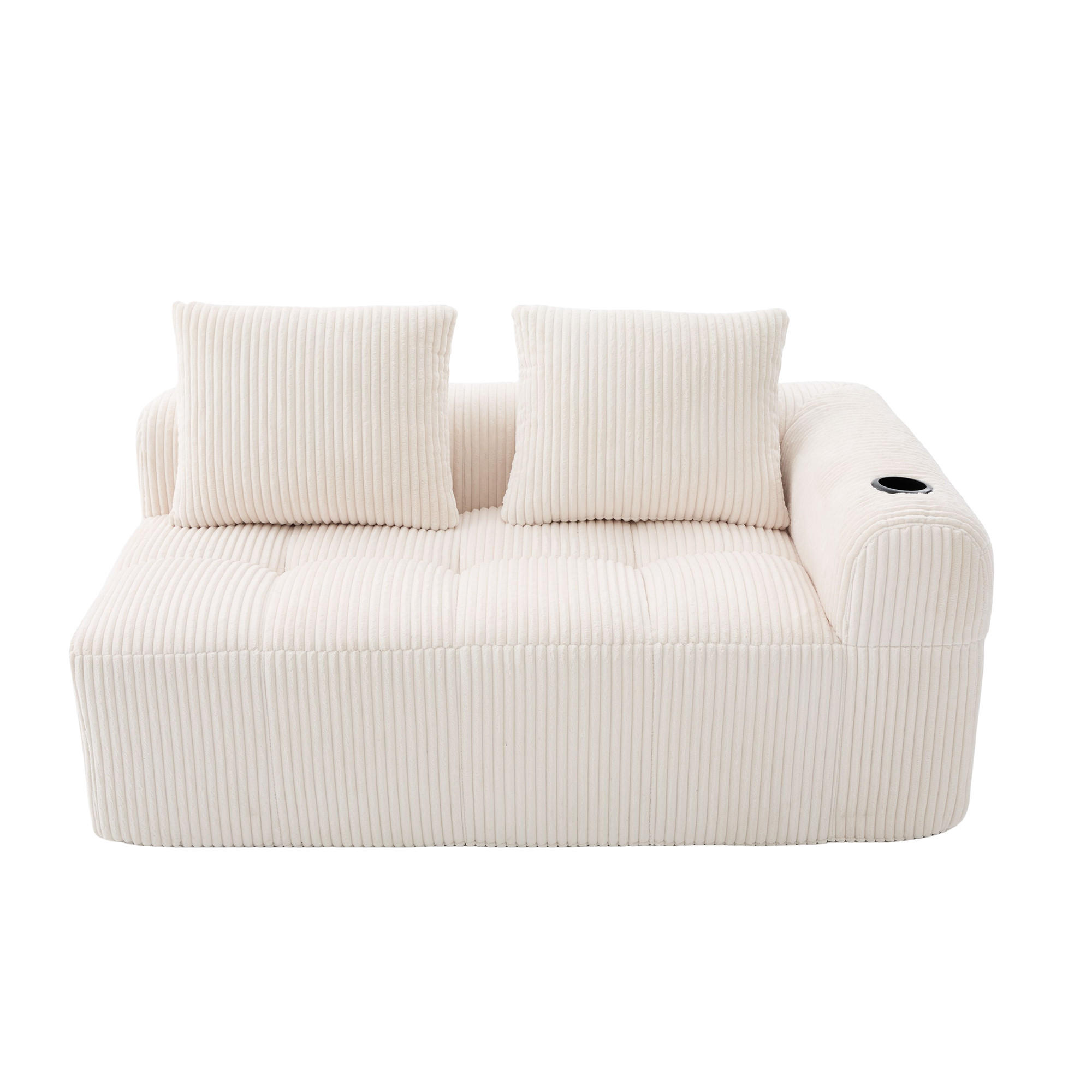 Parafta Home 2-Sitzer Beige 158x61x93 cm