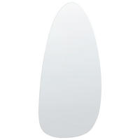 OGLINDĂ DE BAIE CU LED 60/130 cm argintie Royer - argintiu, sticlă (60/130/3cm) - Beliani