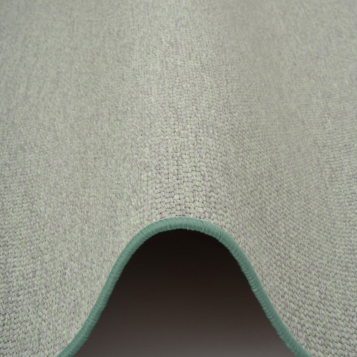 LÄUFER TEPPICH BENTZON FLACHGEWEBE - Mintgrün, Textil (100/200cm) - Snapstyle