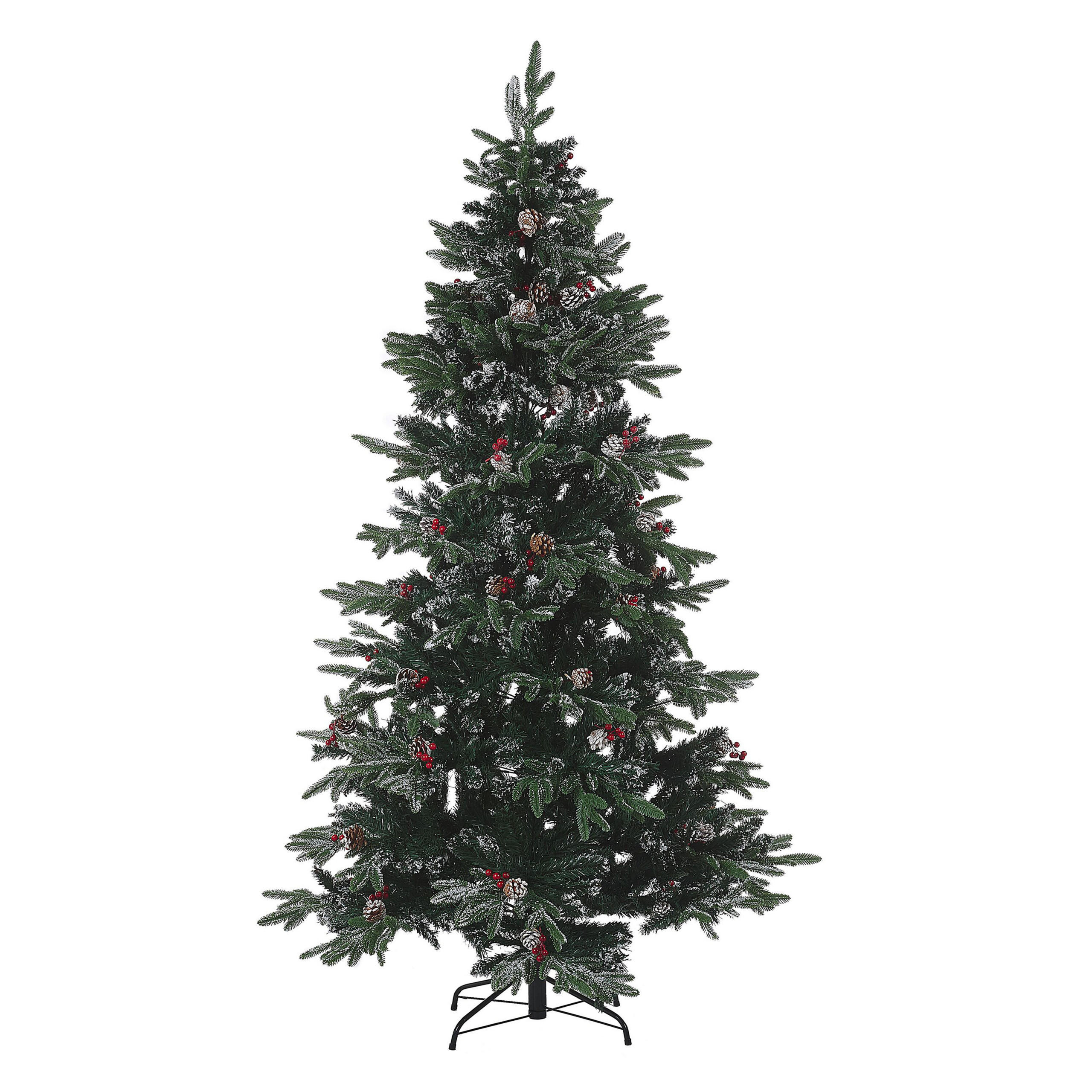 WEIHNACHTSBAUM 180 cm Grün Denali - Grün, Kunststoff (180cm) - Beliani