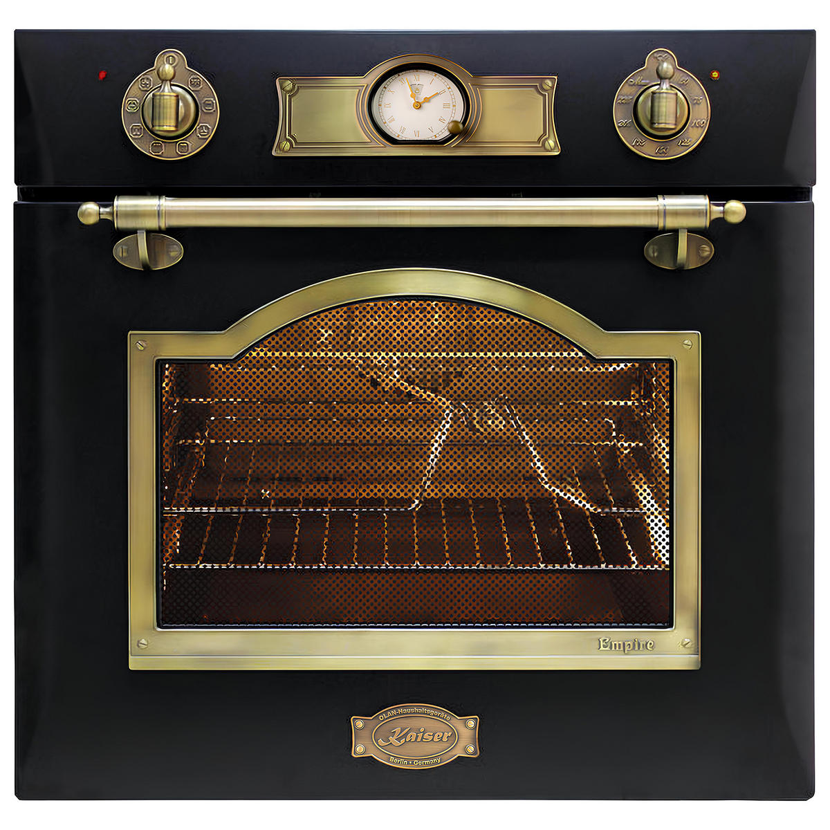 EINBAU-ELEKTROBACKOFEN EH 6355 Em, Schwarz, 60 cm - Schwarz, Metall (59.4/59.4/56.6cm) - Kaiser