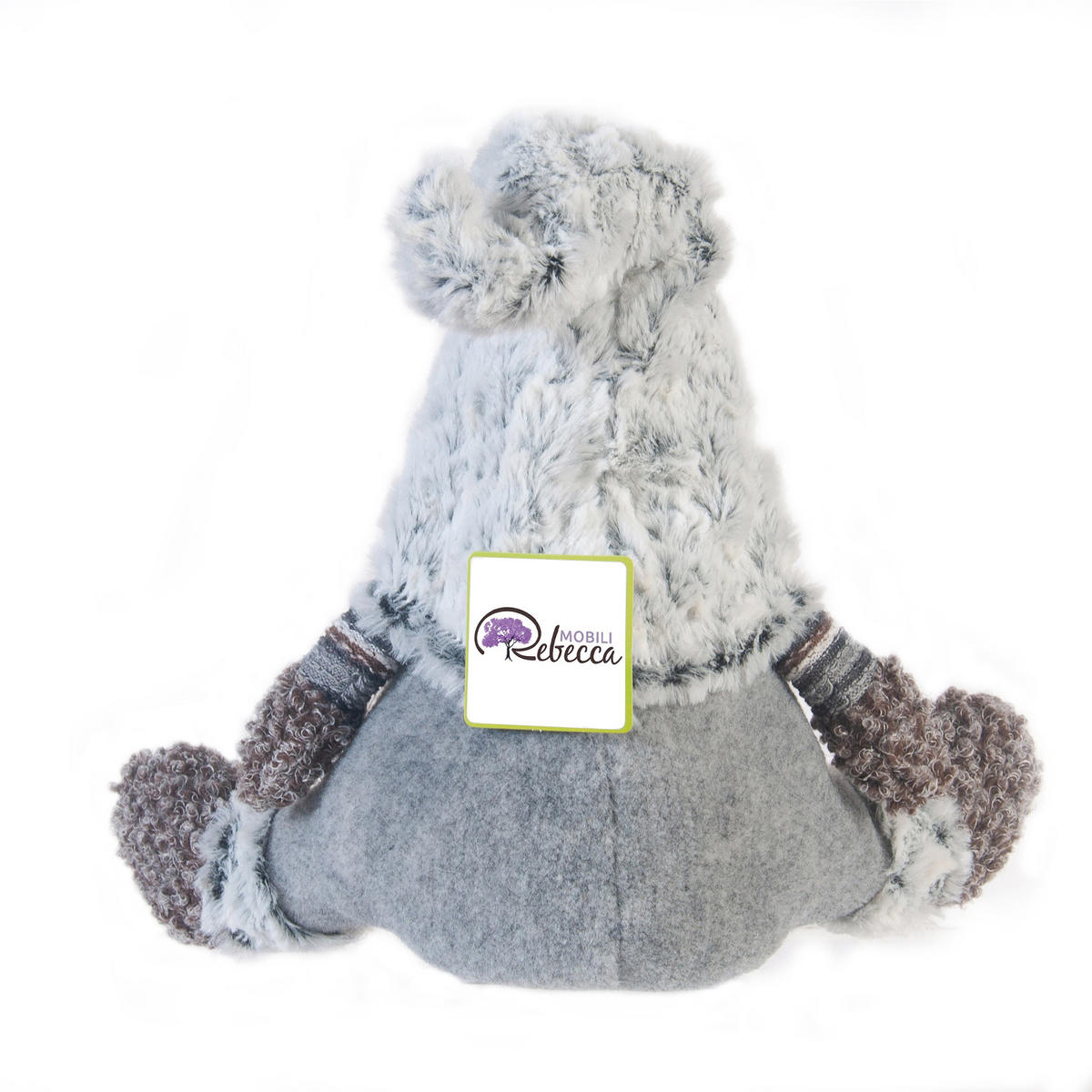 SCHWEDISCHER GNOM Grau 24/16/35 cm - Grau, Textil (24/35/16cm) - Mobili Rebecca