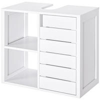 HÄNGESCHRANK Weiß 1 Stück - Weiß, Kunststoff (60/54/30cm) - GiPP