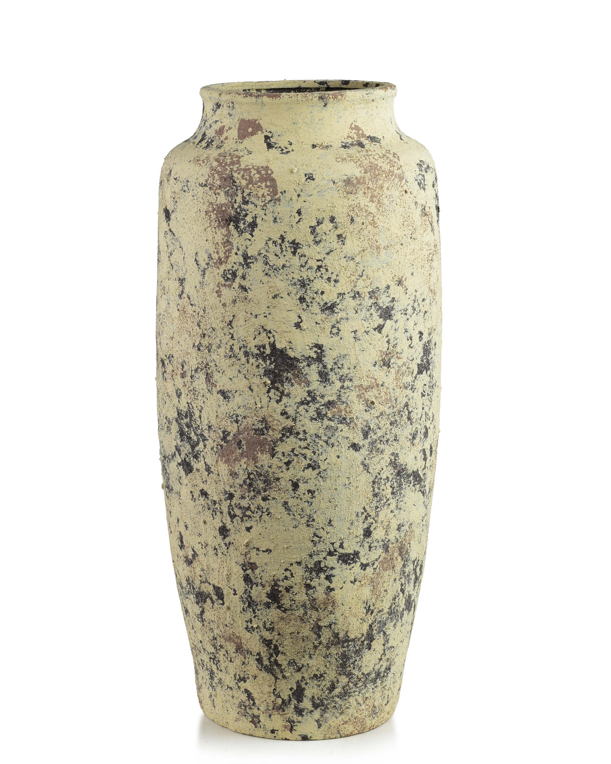 VASE Evro Beige-Braun Keramik - Beige, Keramik (60cm) - Mondex