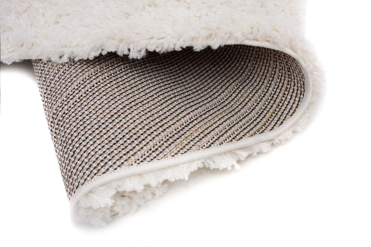 TEPPICH ESSENCE ROUND Creme 80/80 cm - Creme, Textil (80/80cm) - Tapiso