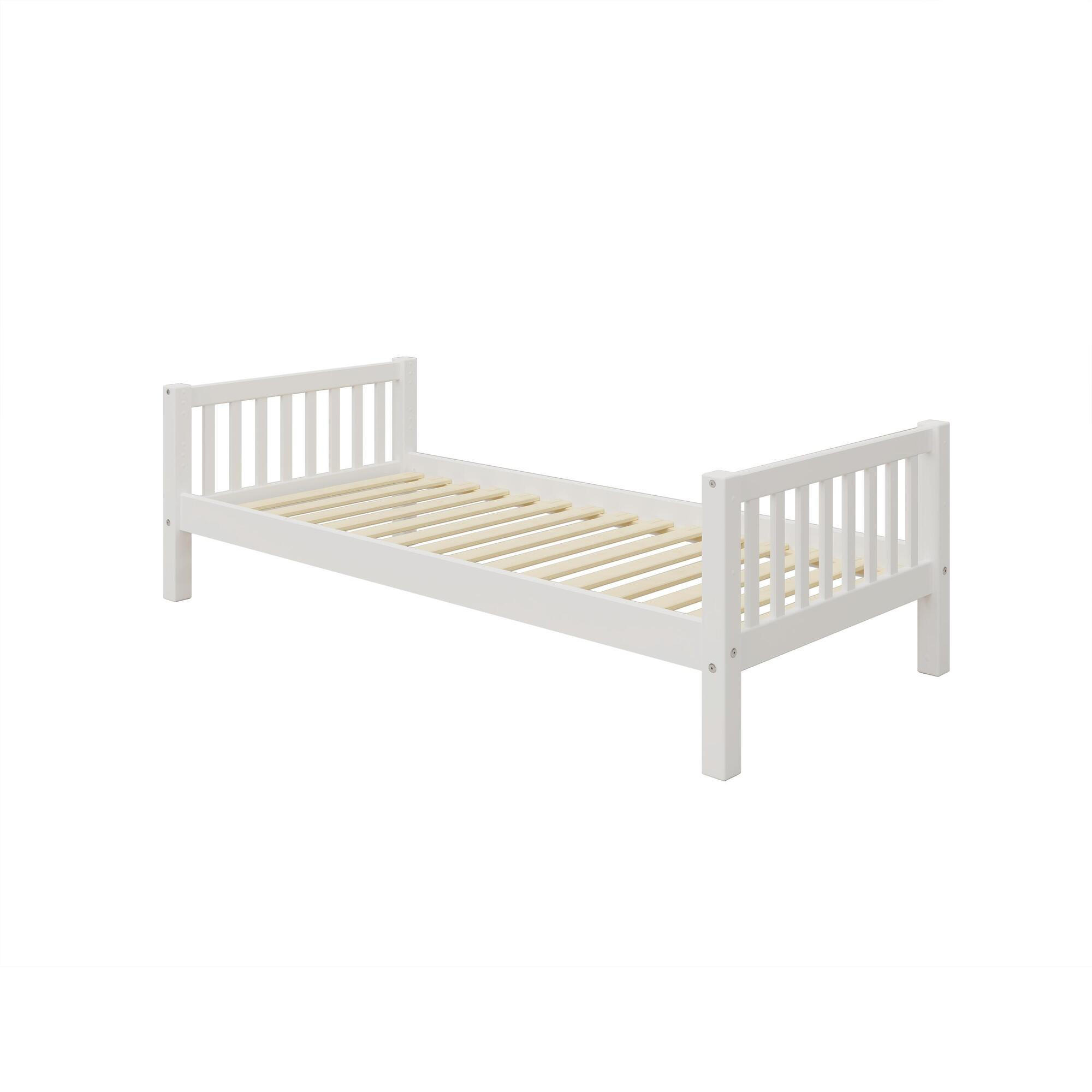 KINDERBETT NORDIC DREAM Weiß 209x99x65 cm - Weiß, Holz - FURNLUX
