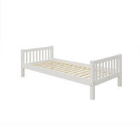 KINDERBETT NORDIC DREAM Weiß 209x99x65 cm - Weiß, Holz - FURNLUX