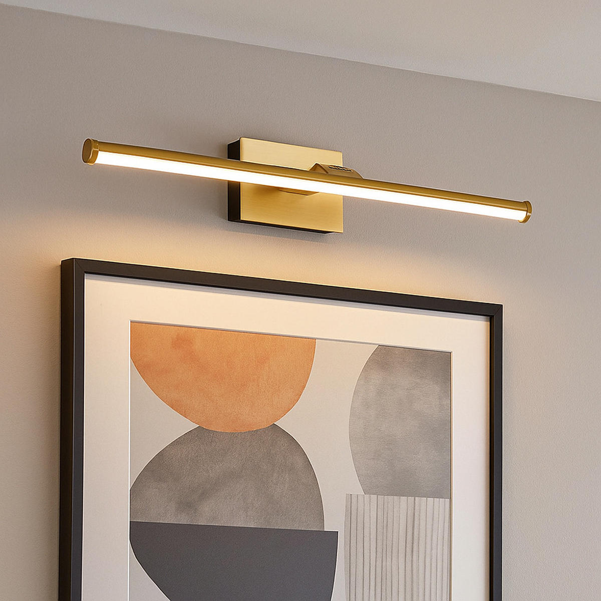 LED WANDLEUCHTE Jamie Messing Matt - Messingfarben, Metall (40/7.5/40cm) - Globo Lighting