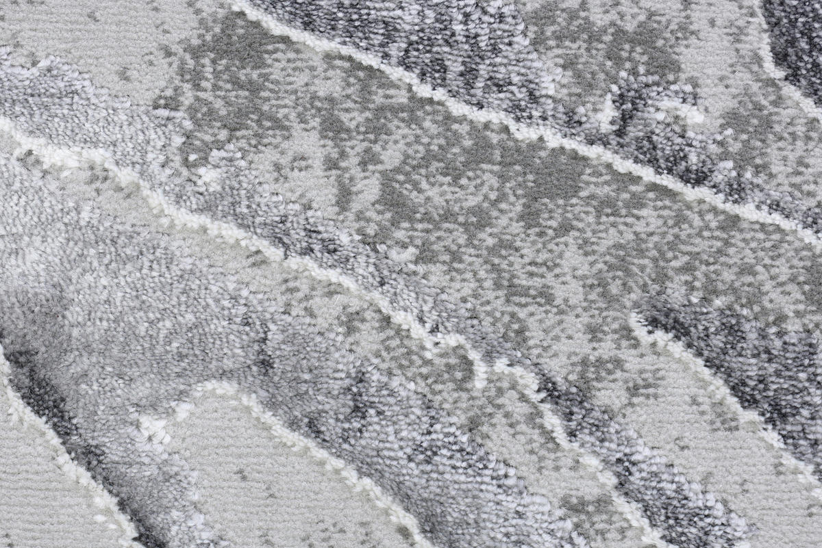 TEPPICH COMO Grau 140/200 cm - Grau, Kunststoff (140/200cm) - Tapiso