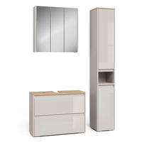 KOUPELNOVÝ NÁBYTEK Majest Kašmír/Řemeselné - kašmírová/světle šedá, kompozitní dřevo (80.1/62/30.1cm) - Vicco