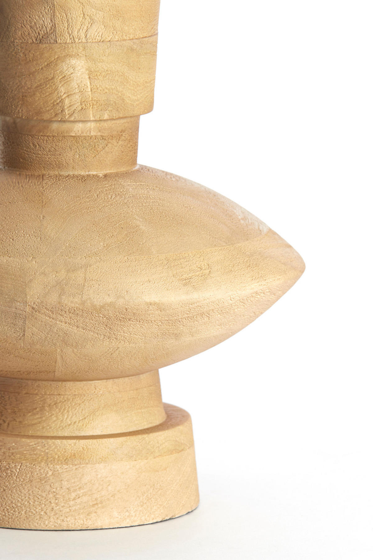 LAMPENFUSS Fiera Braun Ø23/25 cm - Hellbraun, Holz (23/23/25cm) - Light & Living