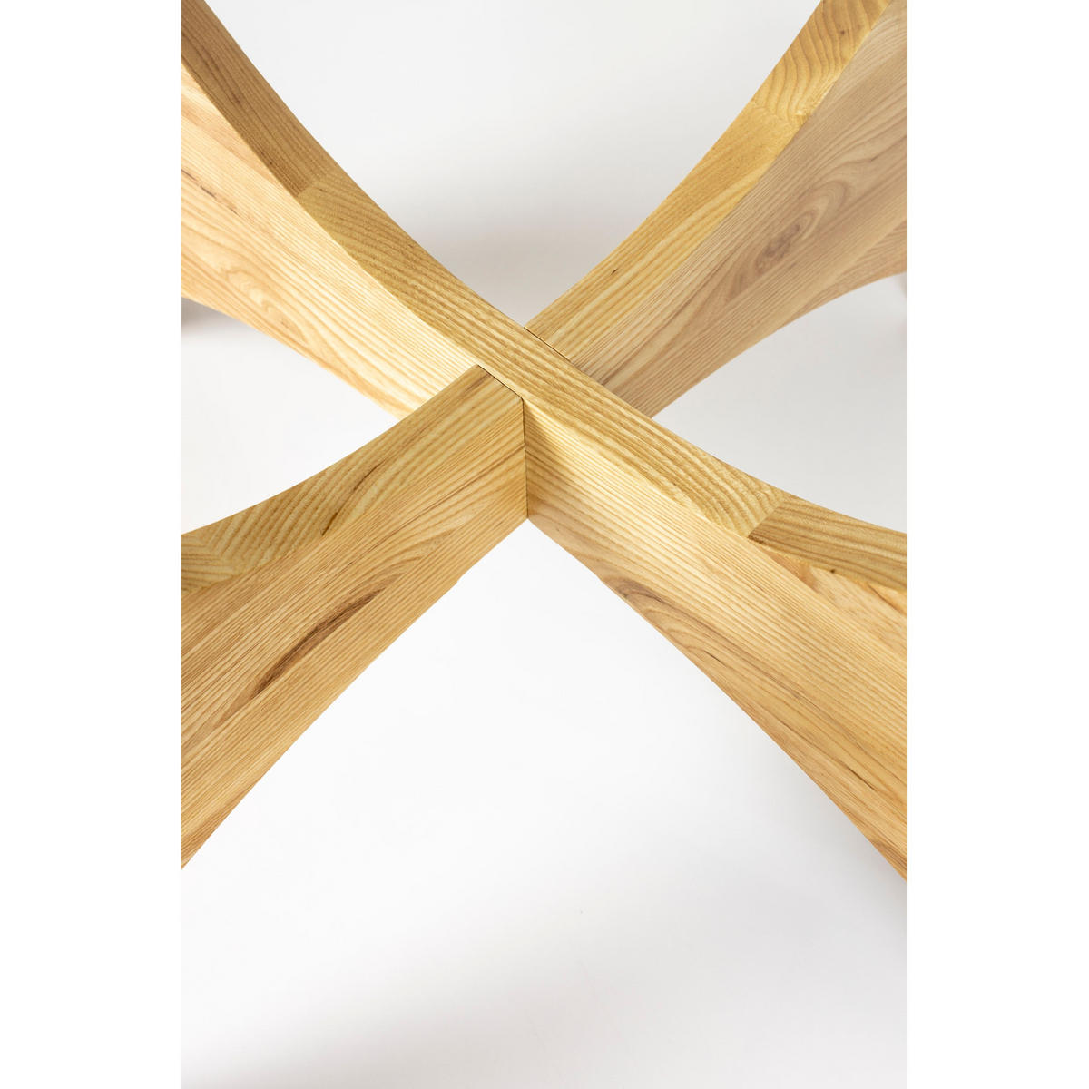 COUCHTISCH Kobe Rund 80 cm - Beige, Glas (80/80/40cm) - Zuiver