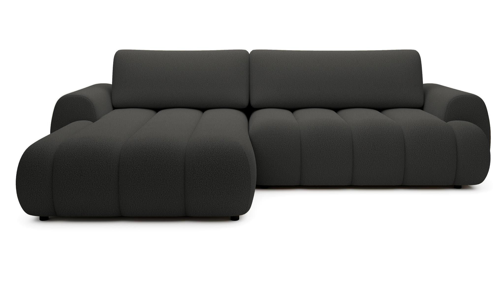 Emporius Ecksofa Dunkelgrau 272x168 cm