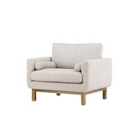 SESSEL OLYMPOS Grau 109x88x90 cm - Grau, Textil (109/90/88cm) - FURNLUX