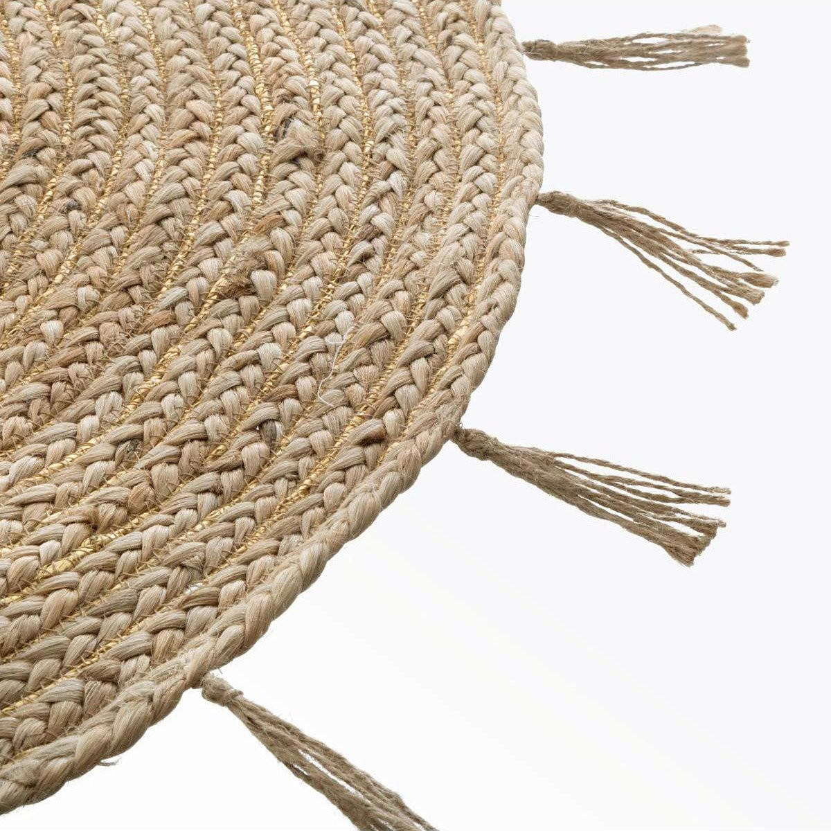 JUTETEPPICH Ø 80 cm - Braun, Naturmaterialen (80/80cm) - Atmosphera Createur d´interieur