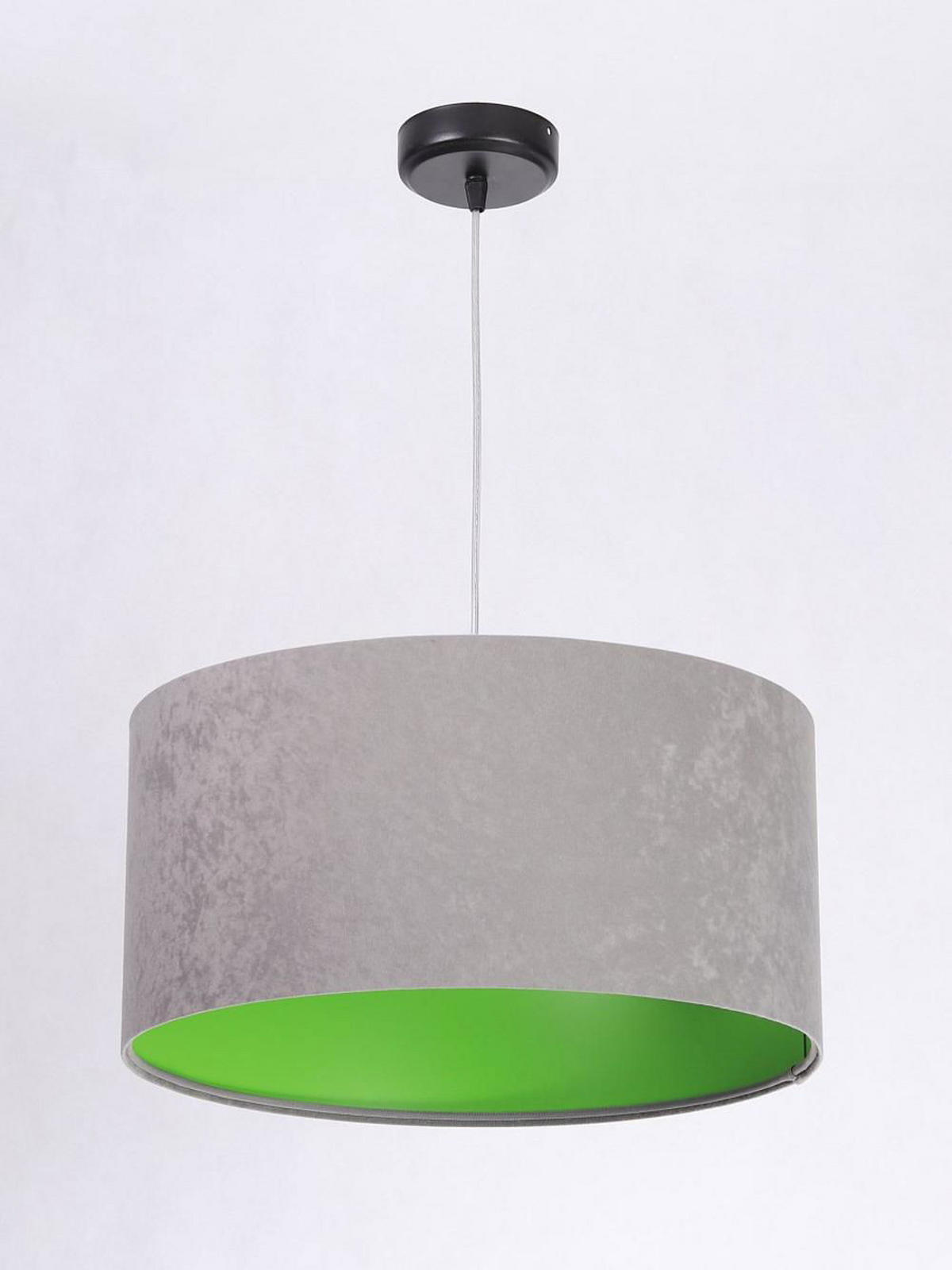 HÄNGELEUCHTE Grau 40/20 cm - Grau/Grün, Kunststoff (40/0.6/20cm) - ONZENO
