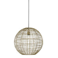 HÄNGELAMPE Mirana Gold Ø46/43 cm - Goldfarben, Metall (46/46/43cm) - Light & Living