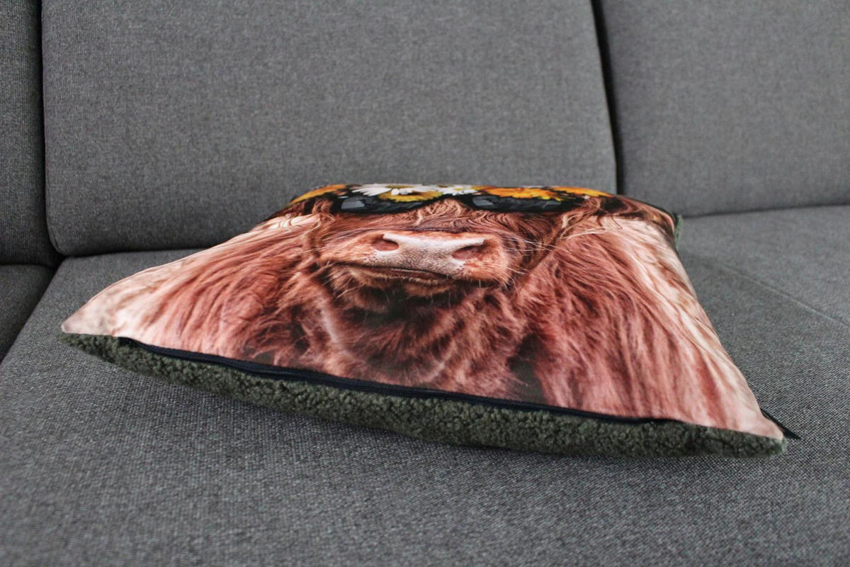 KISSENHÜLLE EL TORO - Multicolor, Textil (45/45cm) - Yve! decoration