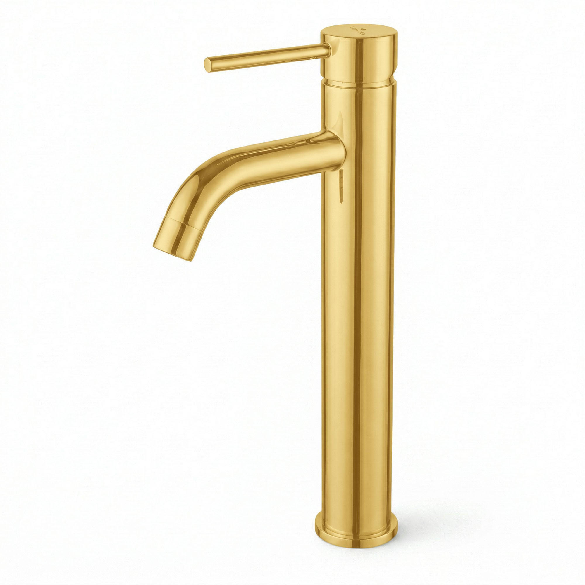 WASCHTISCHARMATUR Verti - Gold - Goldfarben, Keramik/Metall (5.3/30.5/9.2cm) - Akord