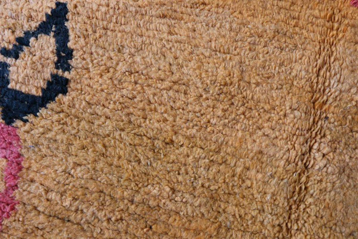 BERBERTEPPICH aus reiner Wolle 168x 280 cm - Orange, Naturmaterialien (168/280cm) - AFK Living