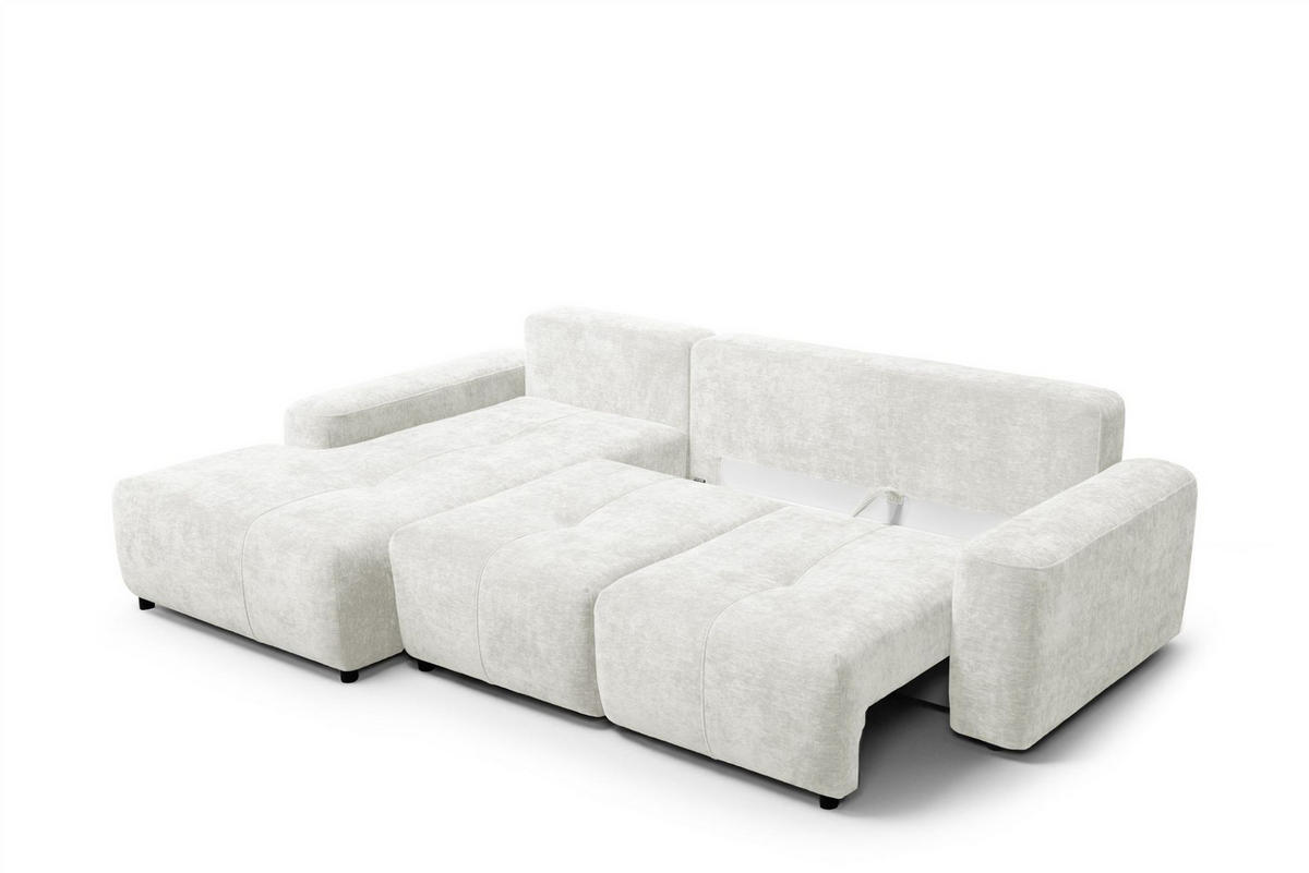 ECKSOFA Argos In Vibe - Creme, Holzwerkstoff/Textil (170/267cm) - Fun Möbel