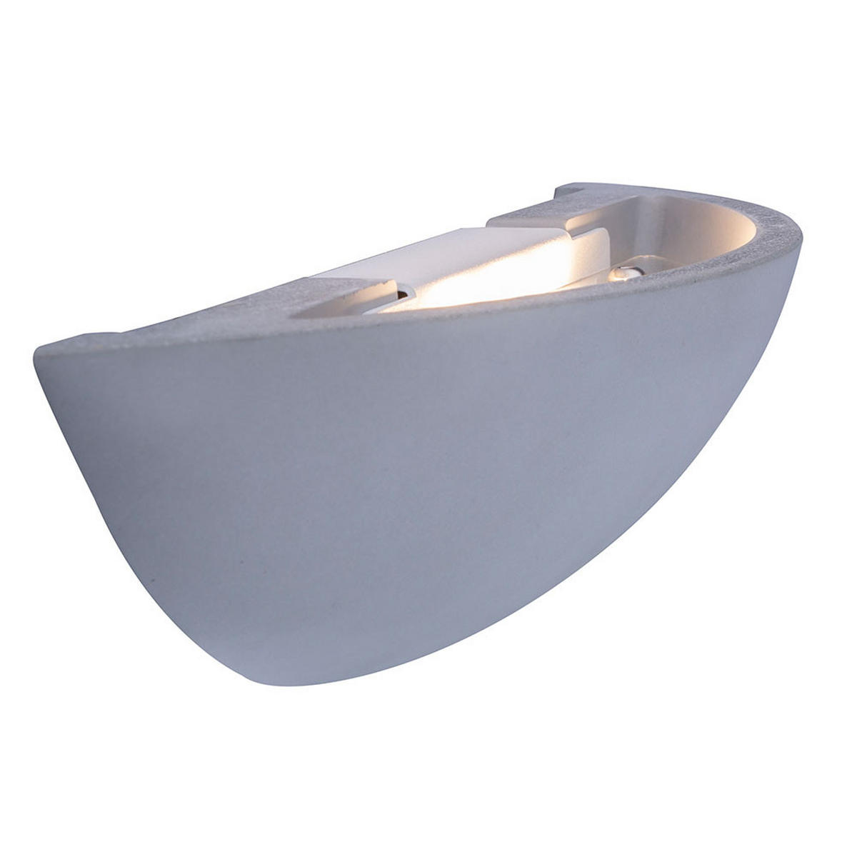 LED WANDLEUCHTE TIMO Betonoptik Grau - Grau, Stein (30/7.5/7.5cm) - Globo Lighting