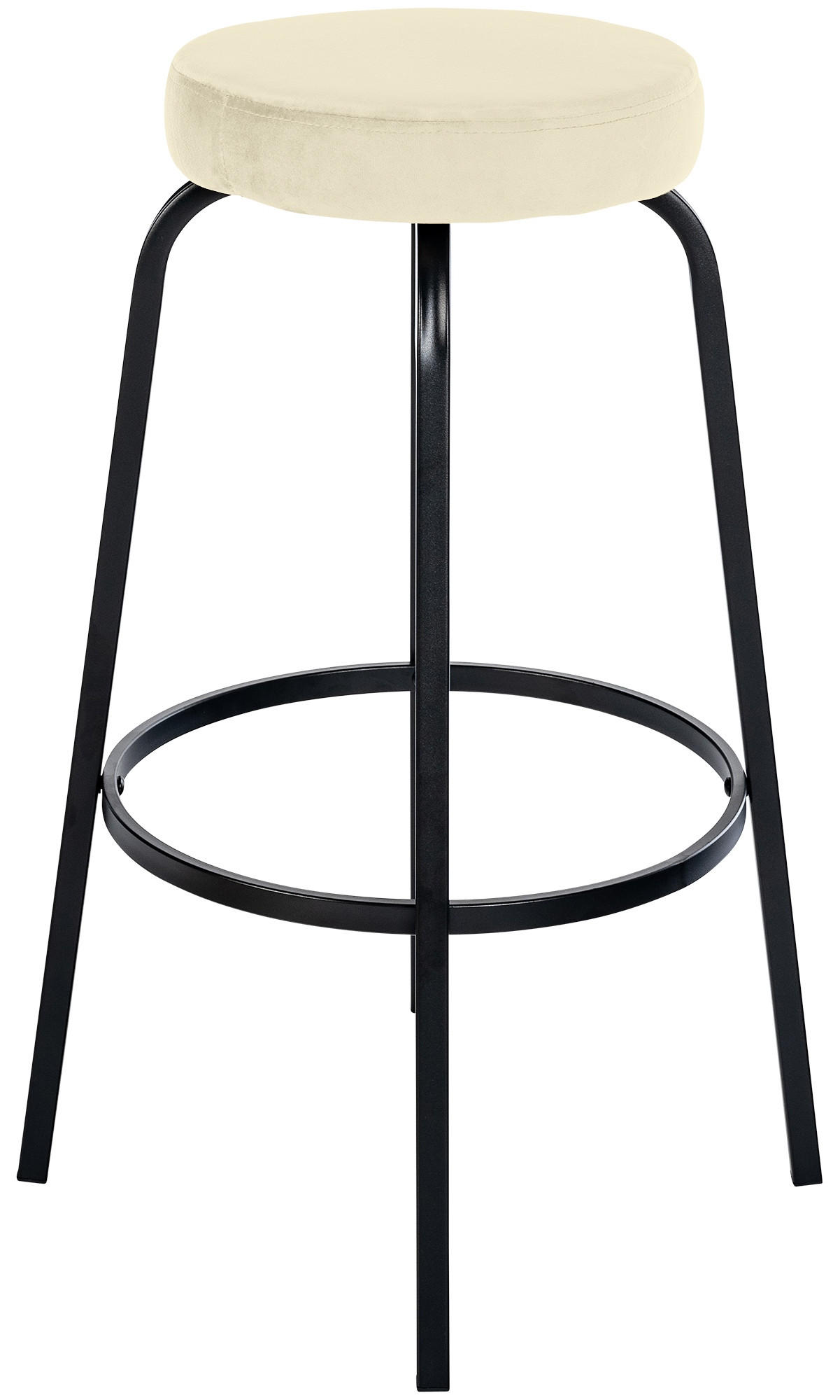 Thumbnail - Deluke Barhocker, Creme, Metall, 41x78x41 cm, Esszimmer, Barmöbel, Barhocker