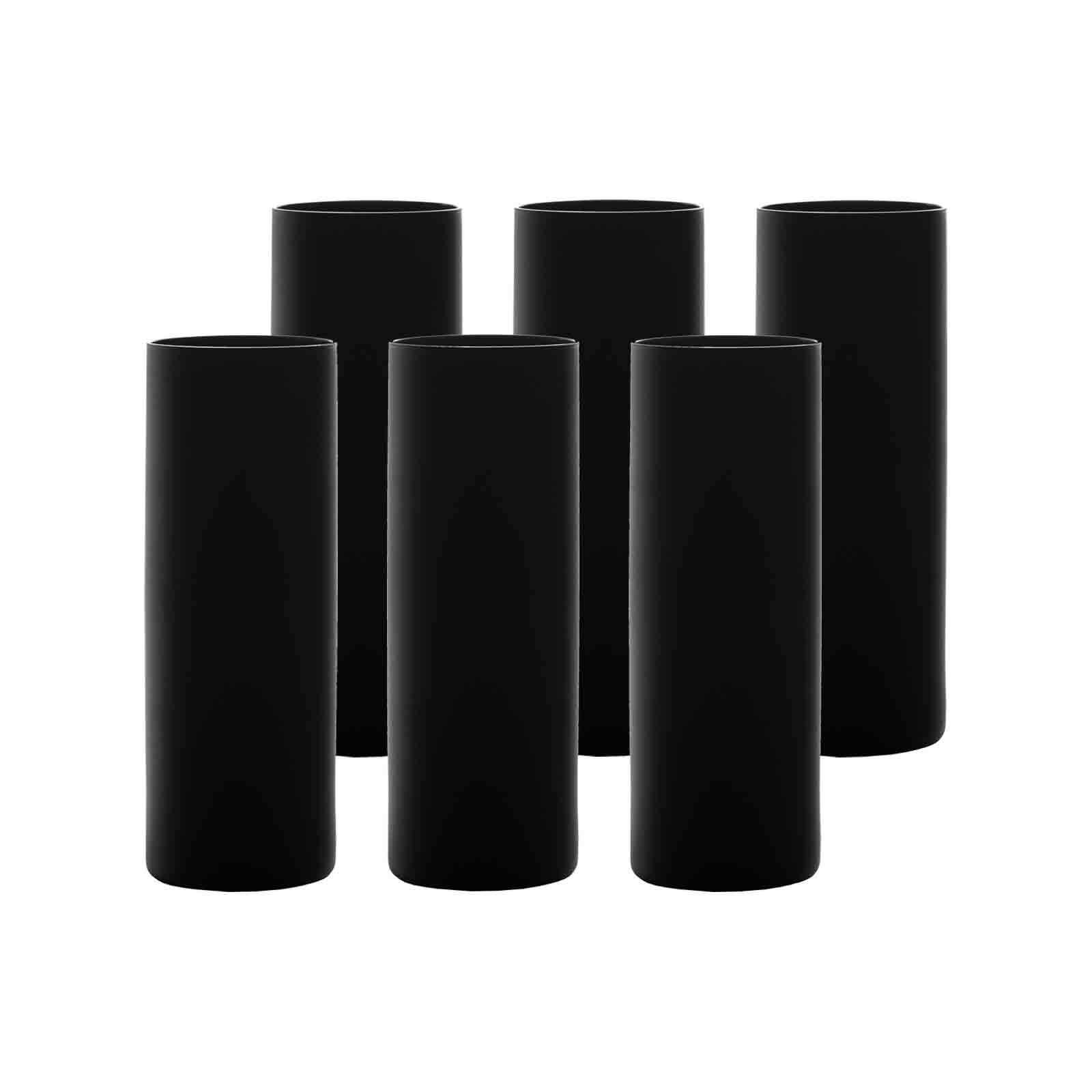 LONGDRINKBECHER New York Bar schwarz 320 ml 6er Set - Schwarz, Glas (0.32L) - Stölzle Lausitz