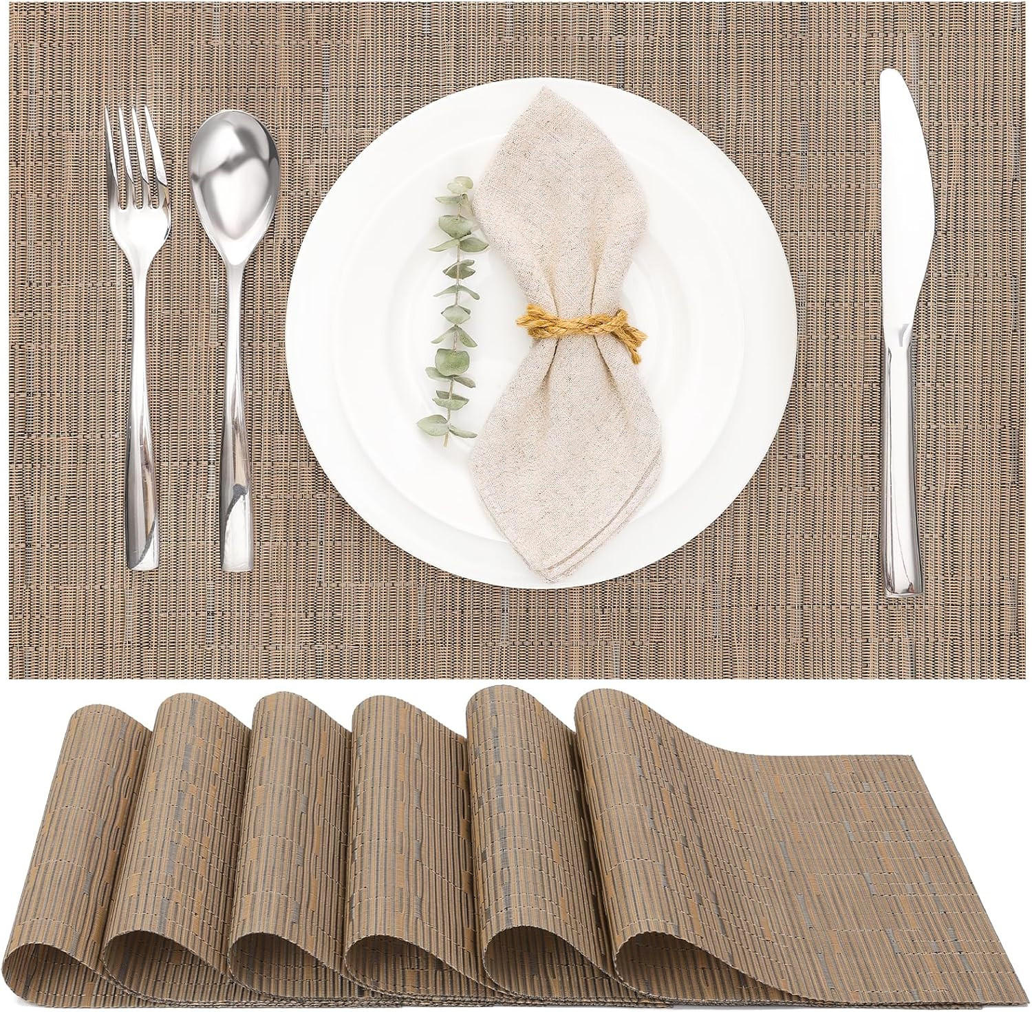 XXXLutz Platzsets Braun 30x45 cm