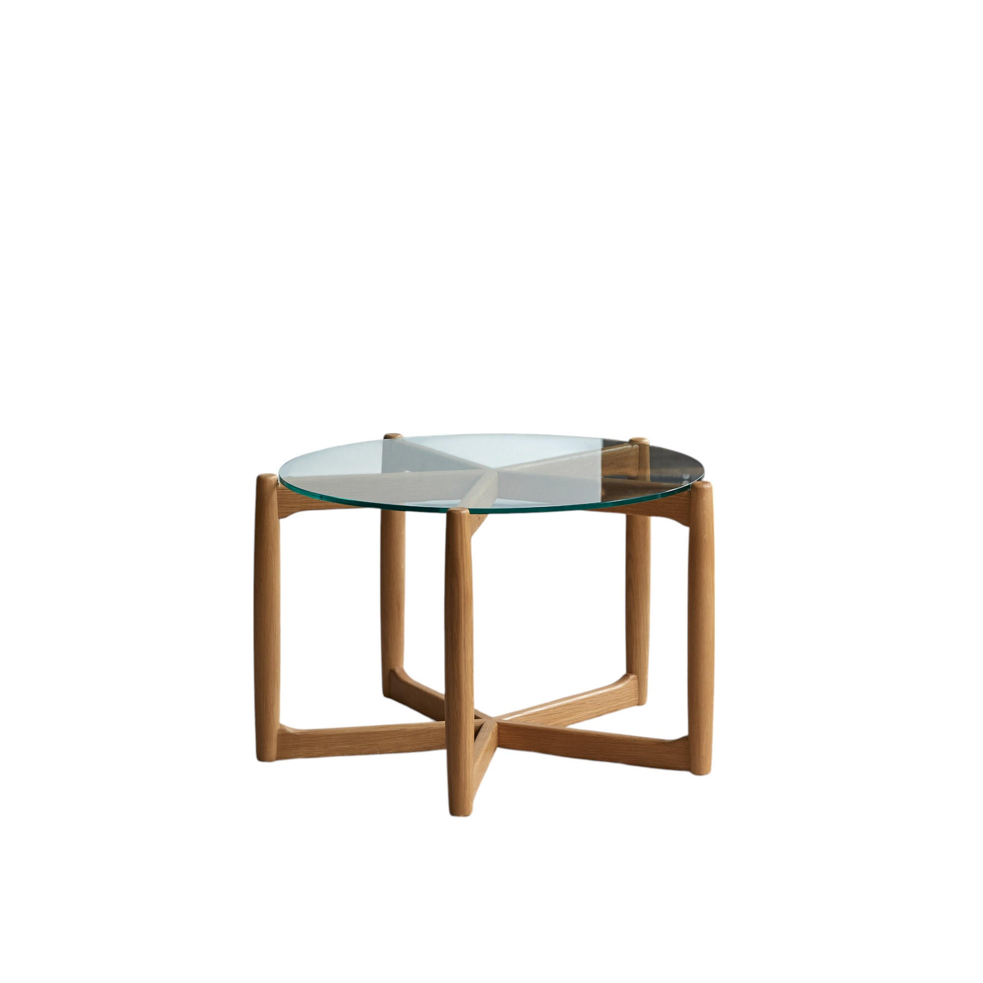 COUCHTISCH Nori Natur aus Eiche - Naturfarben, Holz (65/65/40cm) - Tikamoon