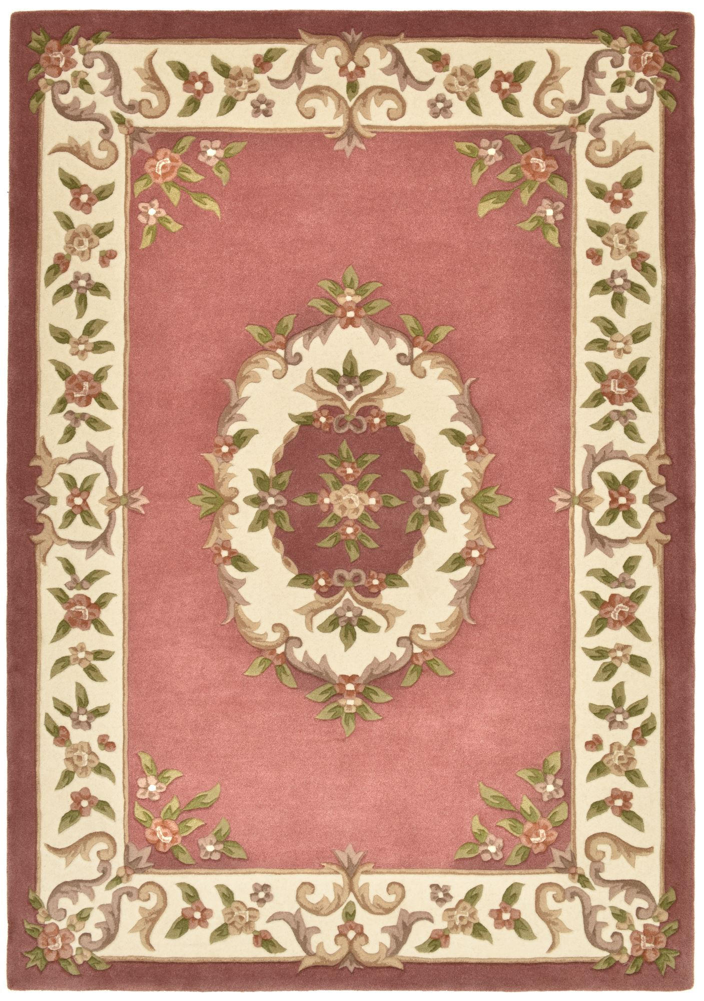 HANDTUFTTEPPICH Bloomingville 190x250 cm - Rosa, Textil (190/250cm) - THEKO