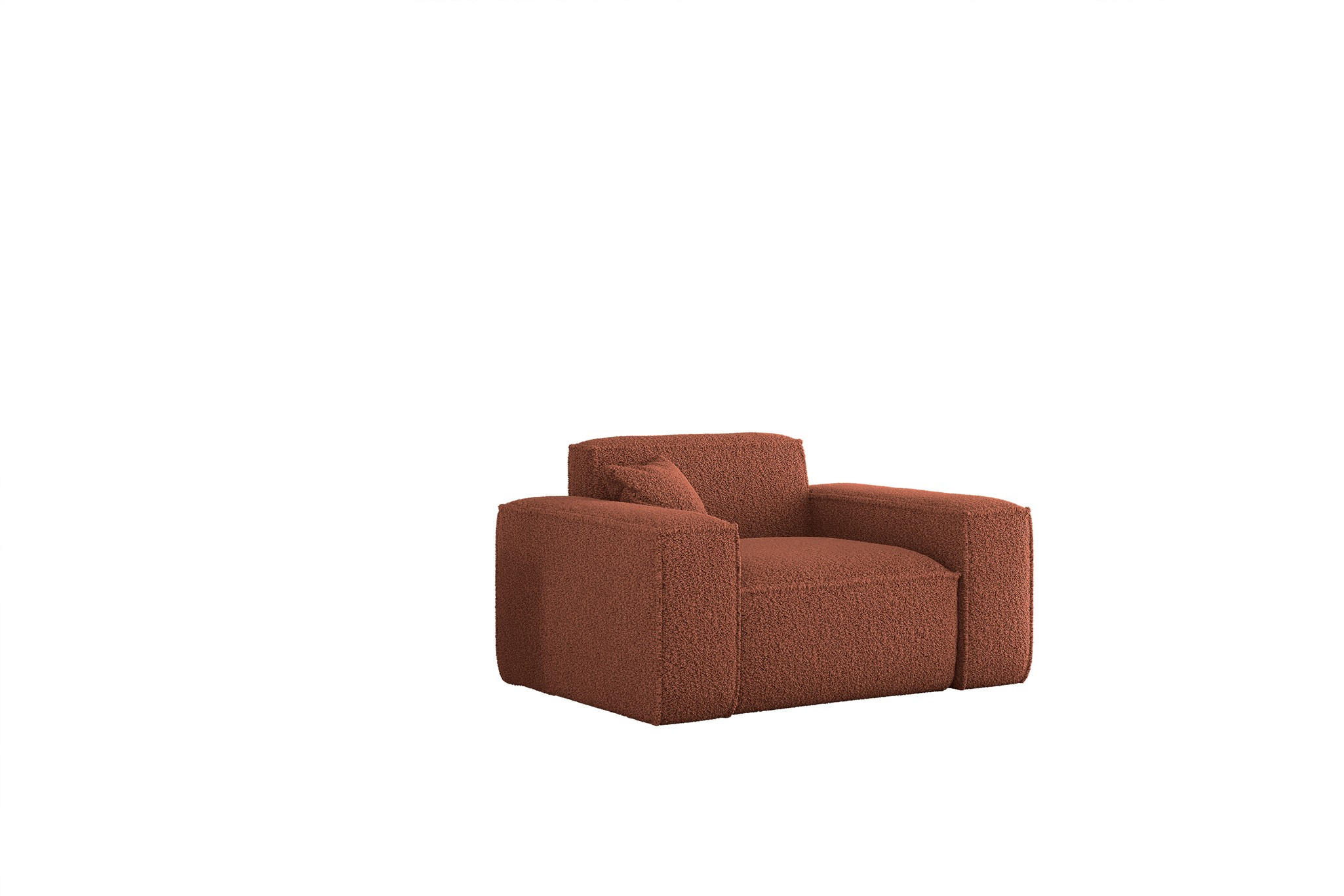 SESSEL Celes Premium In Sven - Rotbraun, Holzwerkstoff/Textil (121/73/90cm) - Fun Möbel