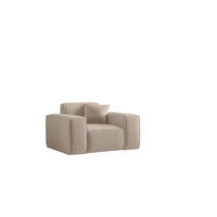 SESSEL Celes Premium Opera Velvet - Sandfarben, Holzwerkstoff/Textil (121/73/88cm) - Fun Möbel