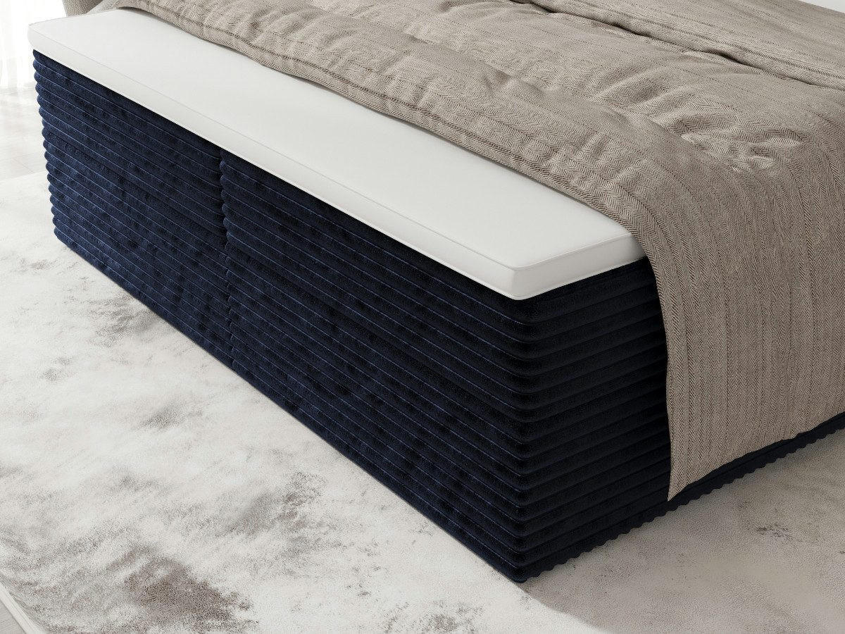 BOXBETT Tiliani Blau 120x200 cm - Blau, Textil (120/200cm) - B&B Home