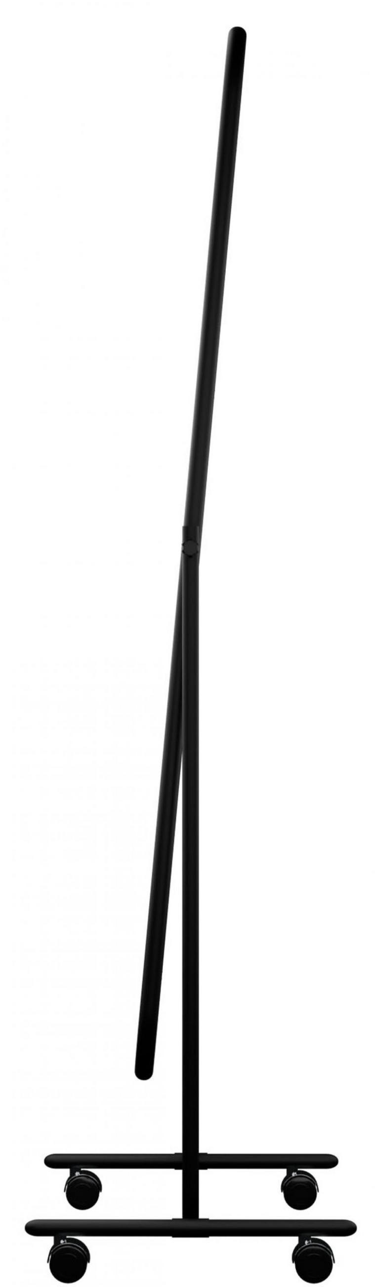 STANDSPIEGEL eckig 48/45/166 cm Metall schwarz - Schwarz, Metall (48/166/45cm) - CLP