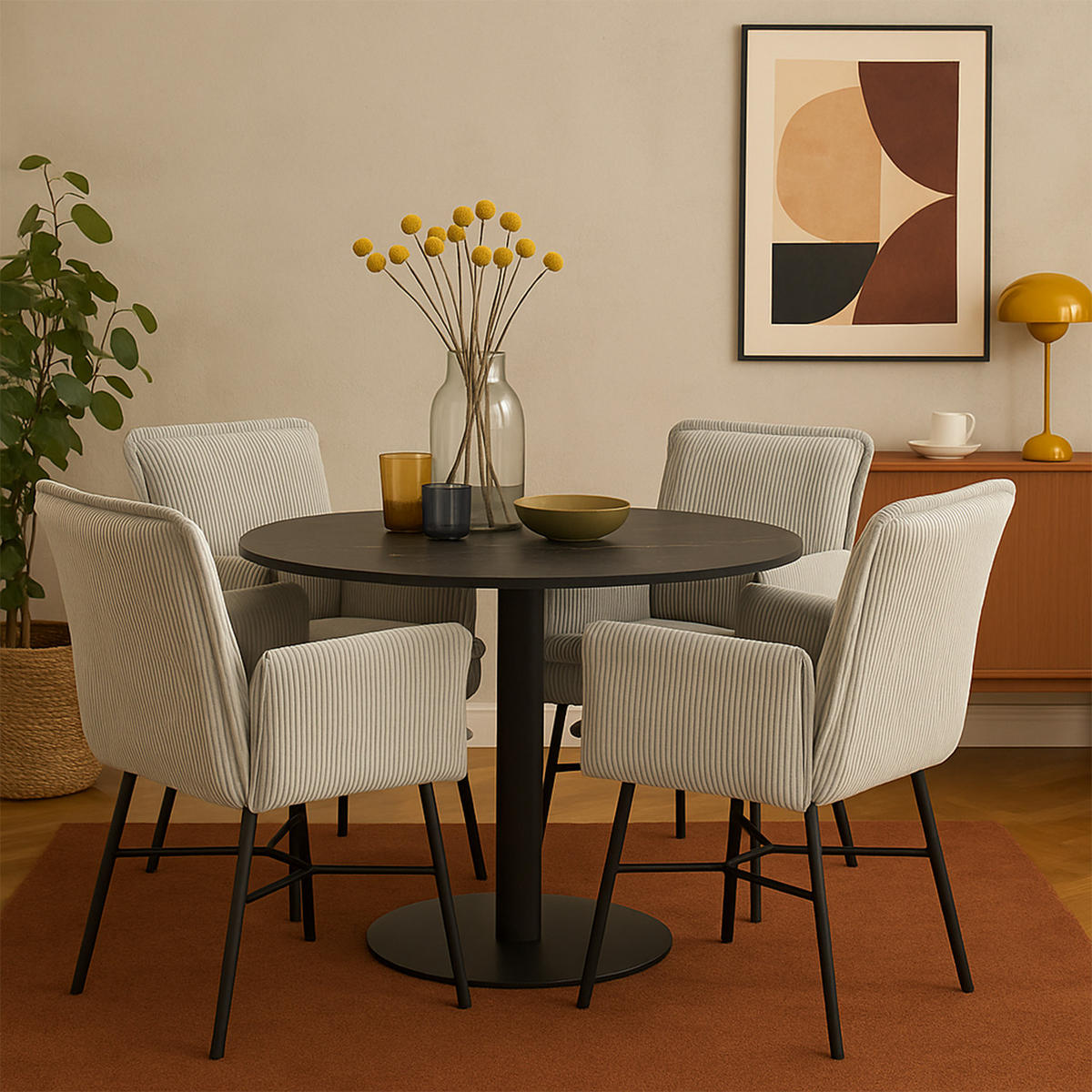 ARMLEHNSTUHL JÜRGEN Hellgrau - Hellgrau, Metall (63/84/63cm) - B&D Home