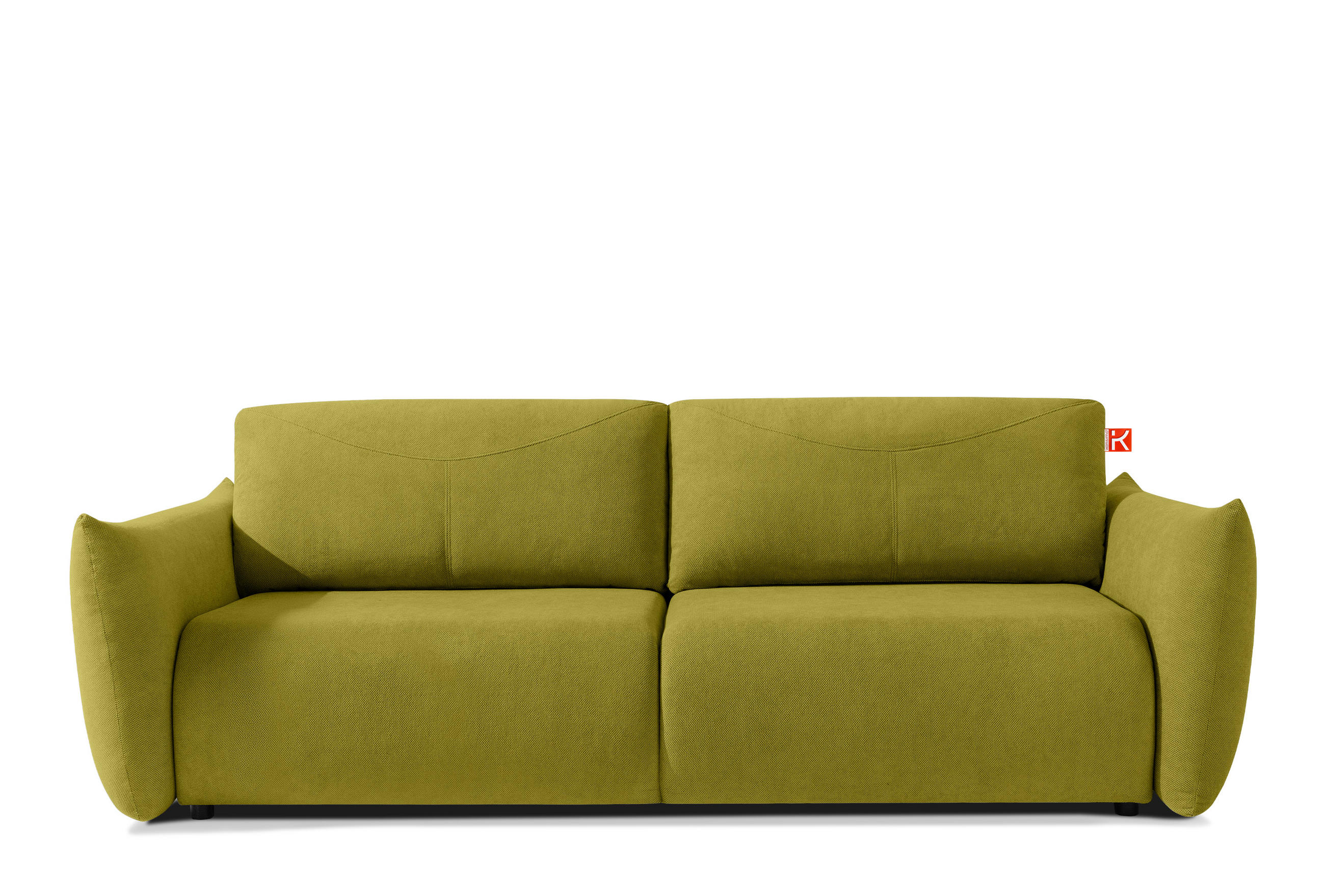 Konsimo® 3-Sitzer-Sofa Olivgrün 242x87x111 cm