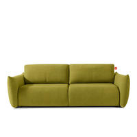 3-SITZER-SOFA LAVIS, Oliv - Olivgrün, Holz/Textil (242/87/111cm) - KONSIMO®