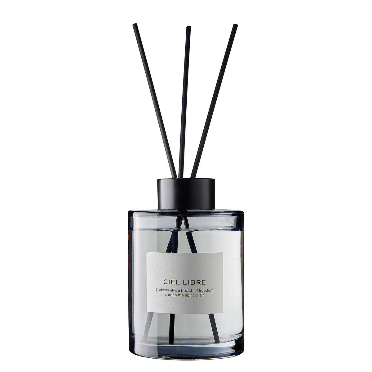 RAUMDUFT Pure Poetry Ciel Libre 150ml - Dunkelgrau, Glas (8/24/8cm) - Butlers