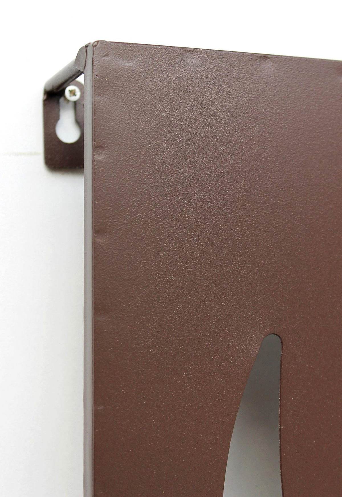 WANDLEUCHTER Flamme für 3 Kerzen Wandkerzenhalter aus Metall - Braun, Metall (40/65/10cm) - DanDiBo
