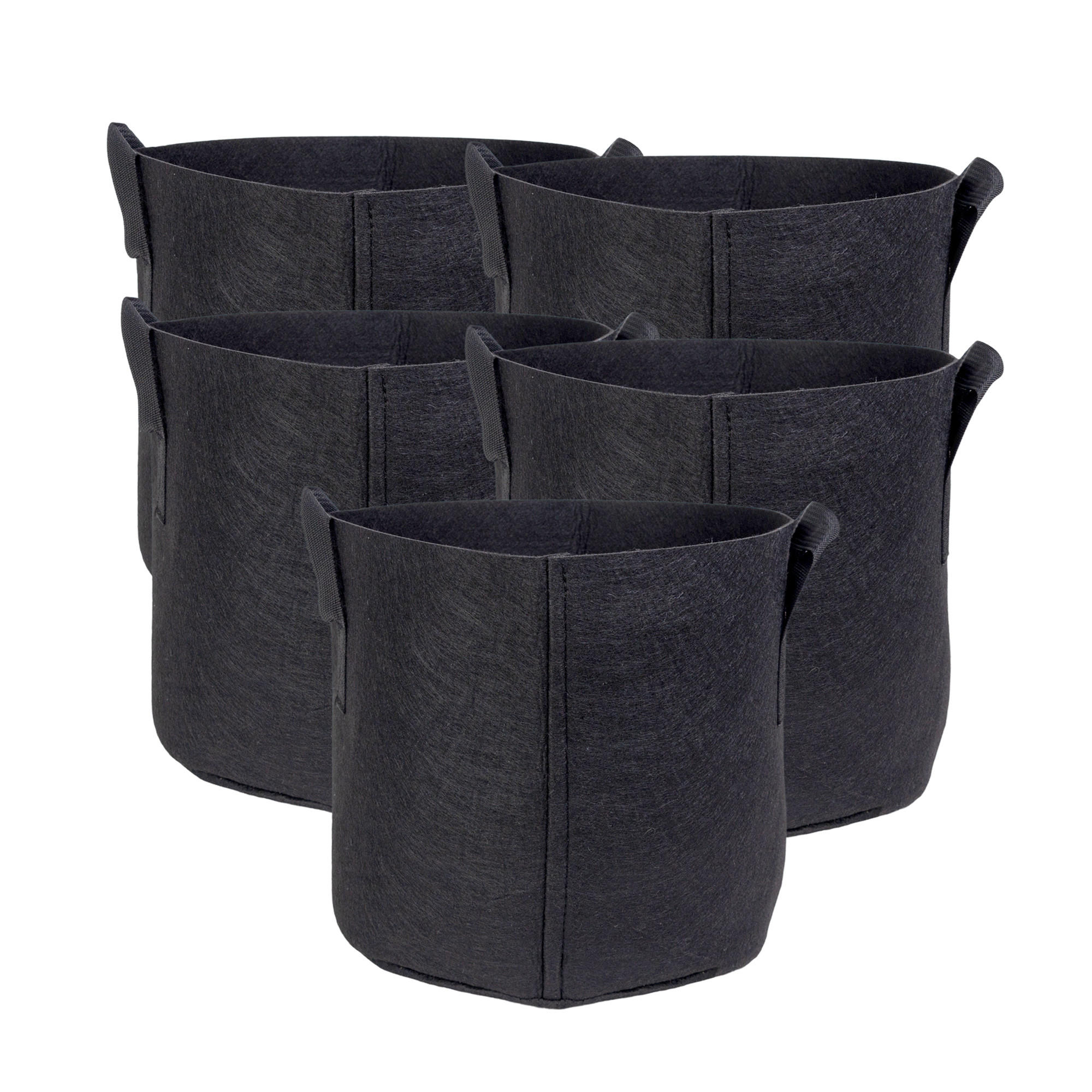 Intirilife Pflanzsack Schwarz