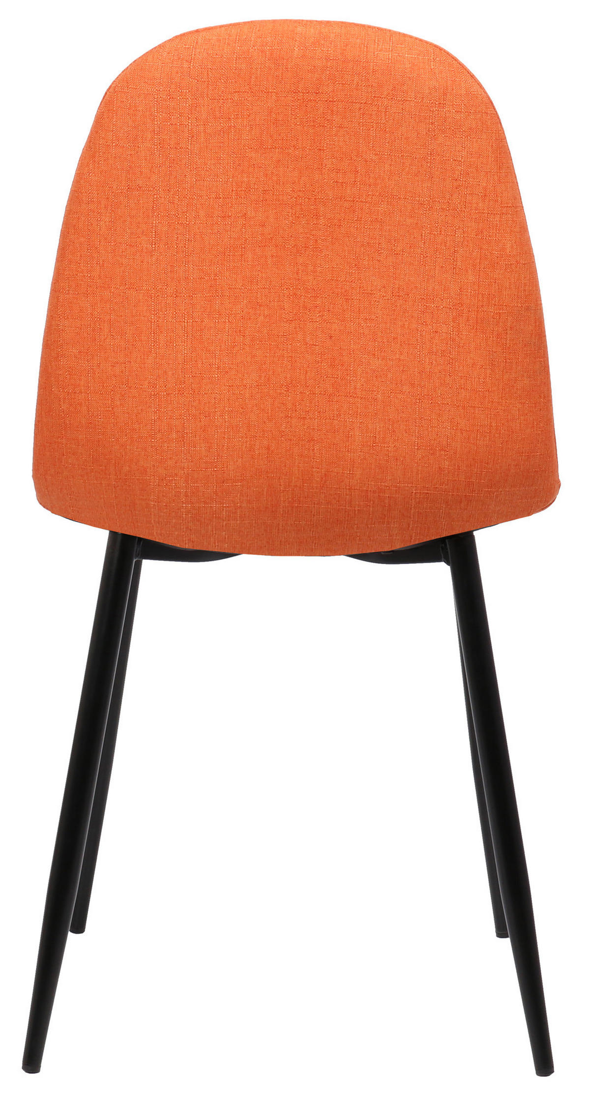 ESSZIMMERSTUHL MOVI Orange Stoff Metall 88x44x51 cm - Orange, Metall (44/88/51cm) - DELUKE