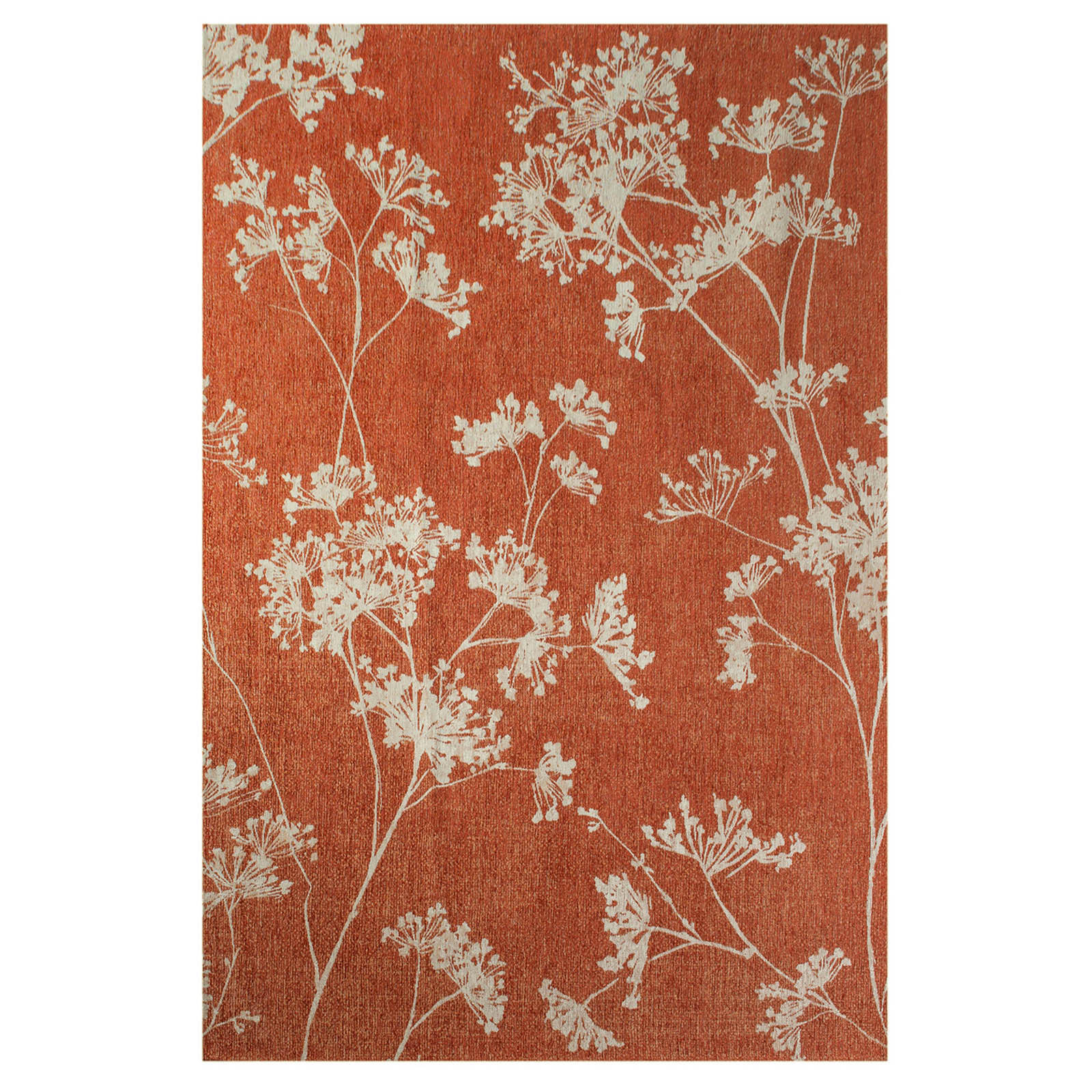 TEPPICH Parsley Inflorescence 170/240 cm - Rot, Textil (170/240cm) - Lola&Moi
