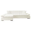 ECKSOFA Malwi, Seite: Links - Ecru, Holz/Textil (278/161cm) - MIRJAN24