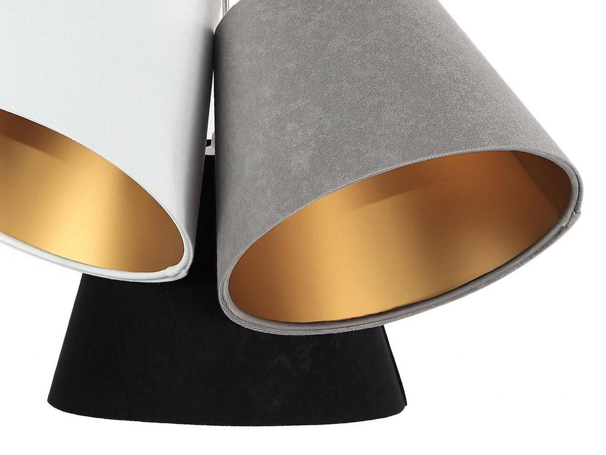 HÄNGELEUCHTE Gold 26/19 cm - Goldfarben, Kunststoff (26/0.8/19cm) - ONZENO
