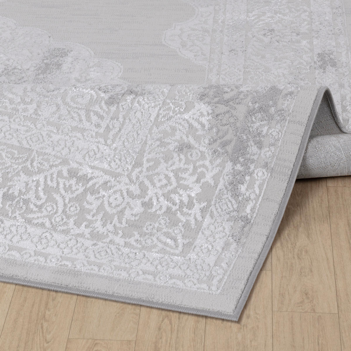 VINTAGE-TEPPICH 120x170 cm Grau - Beige, Naturmaterialien/Textil (120/170cm) - LIVABLISS