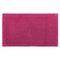 BADEMATTE 50/80 cm, 100% Baumwolle, wendbar - Magenta, Textil (50/80cm) - Homescapes