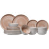 GESCHIRRSET18-TEILIG GESCHIRRSETBaltic Peach - 18-teilig / 6 Personen - Pink, Keramik (2/2/1cm) - Cosy & Trendy
